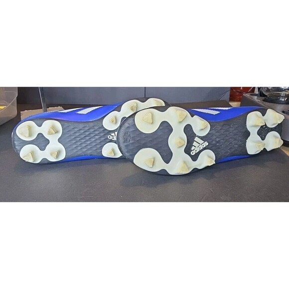 Adidas Goletto VIII FGJ Soccer Cleats Blue/ White Shoes Kids Size 5 GW6162 - Picture 10 of 10